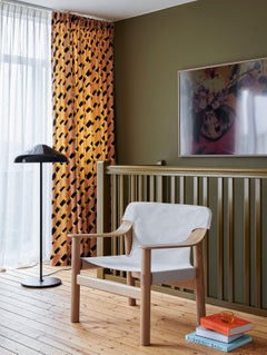 Pao Steel Floor Lamp, Soft Black, by Naoto Fukasawa, for Hay