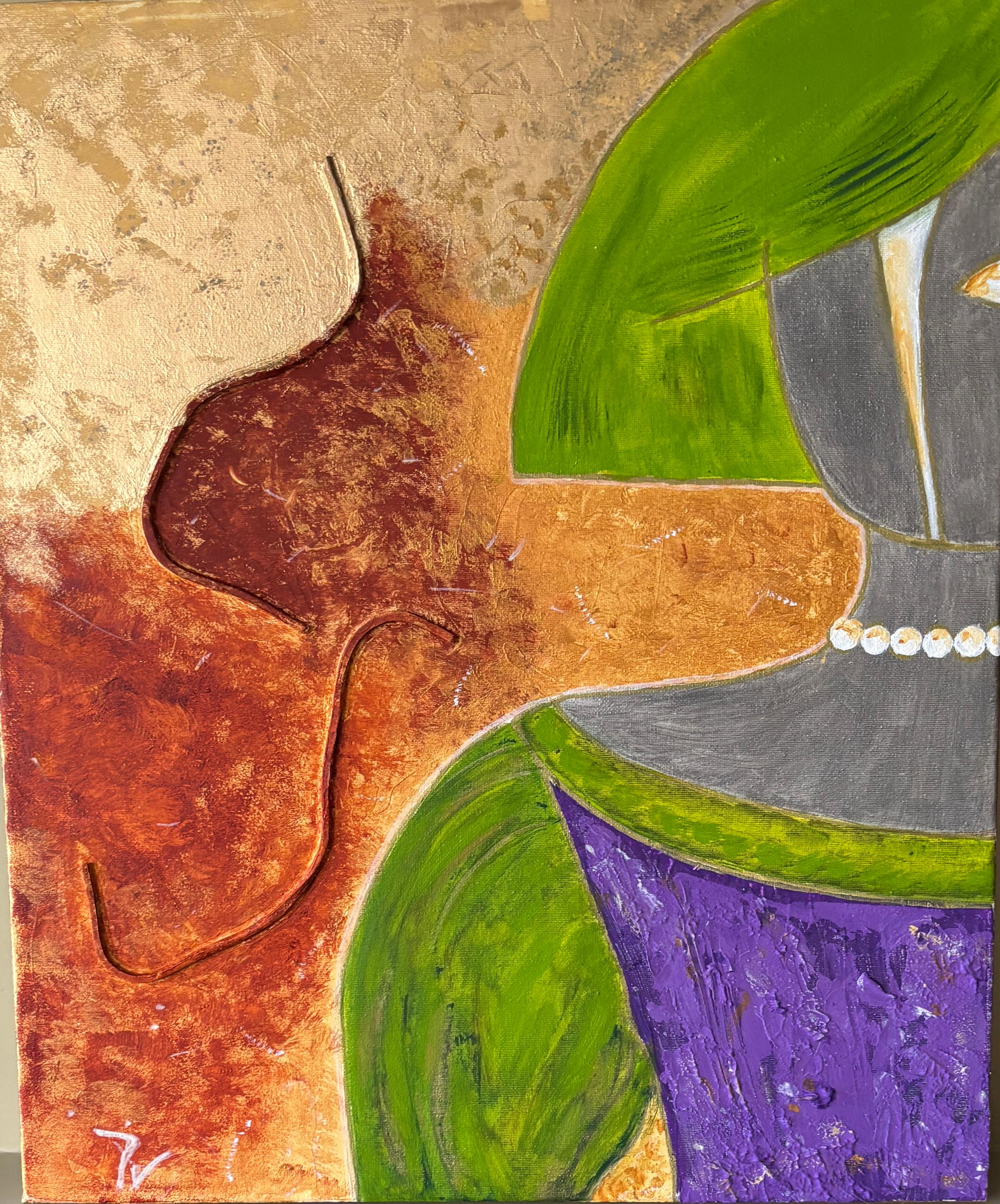 Paola Figurative Painting - Menina escondida