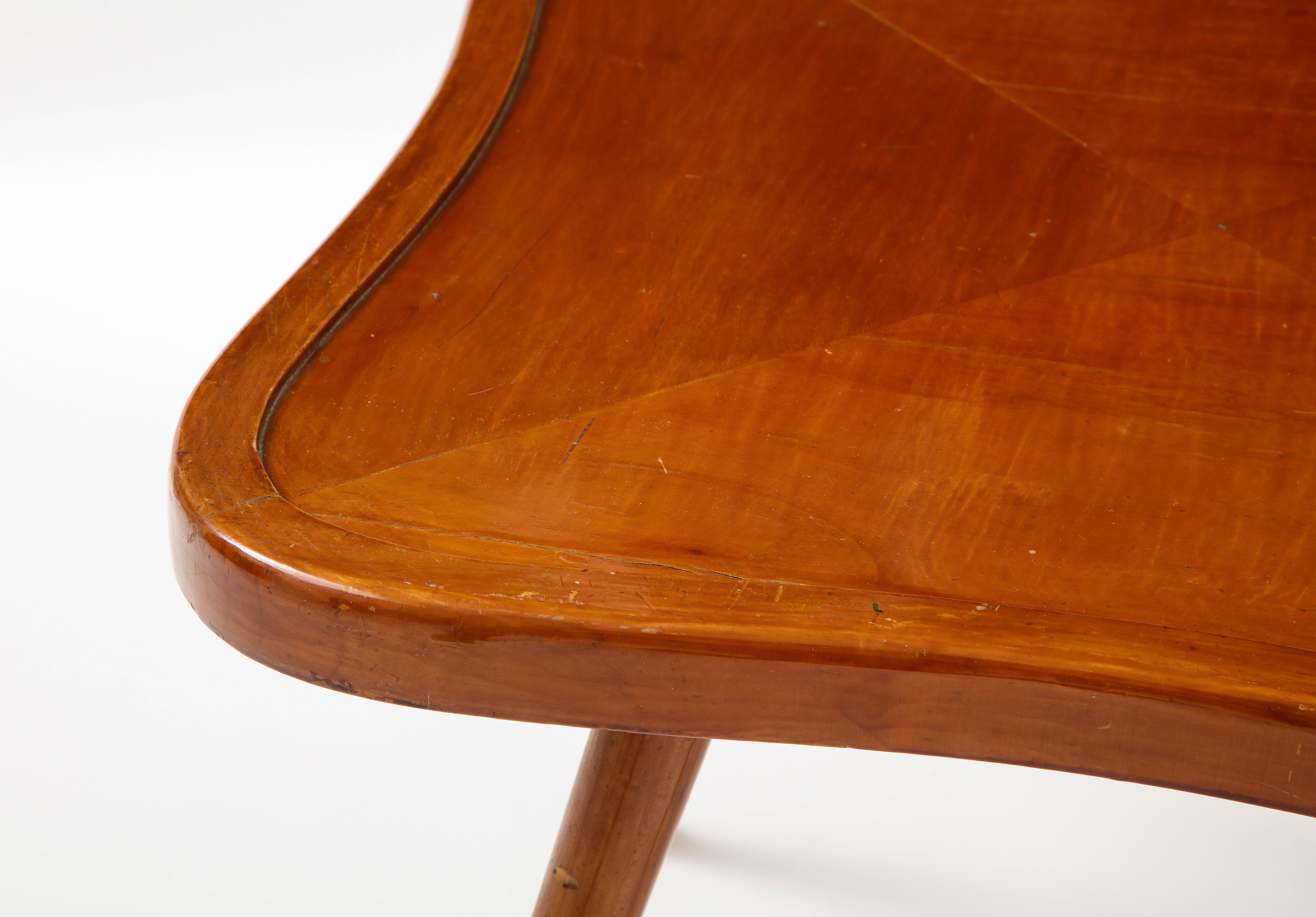 Danish Paolo Buffa 'Attrib.' Occasional Clover Shaped Table, c. 1950-60
