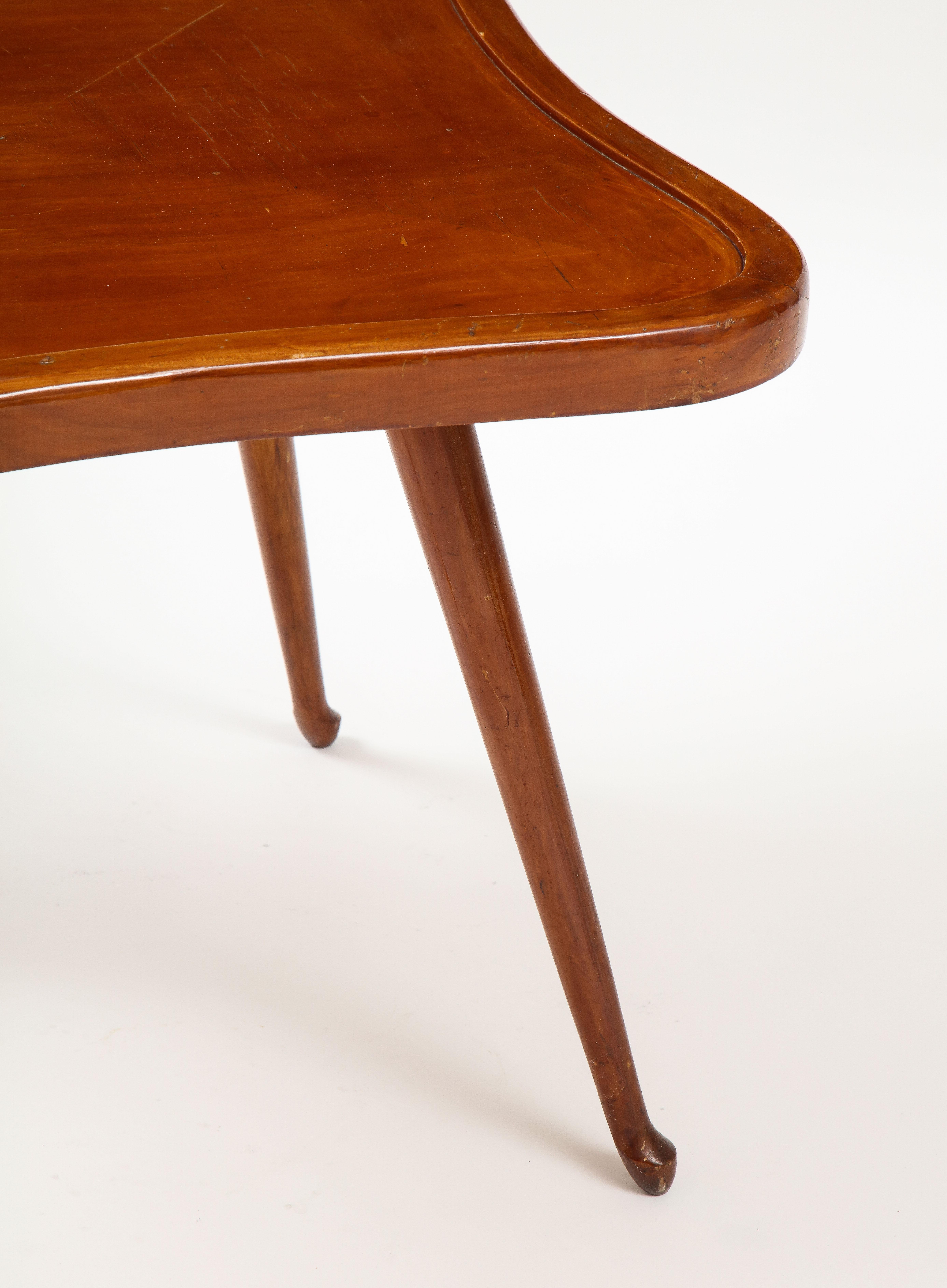 Mid-20th Century Paolo Buffa 'Attrib.' Occasional Clover Shaped Table, c. 1950-60