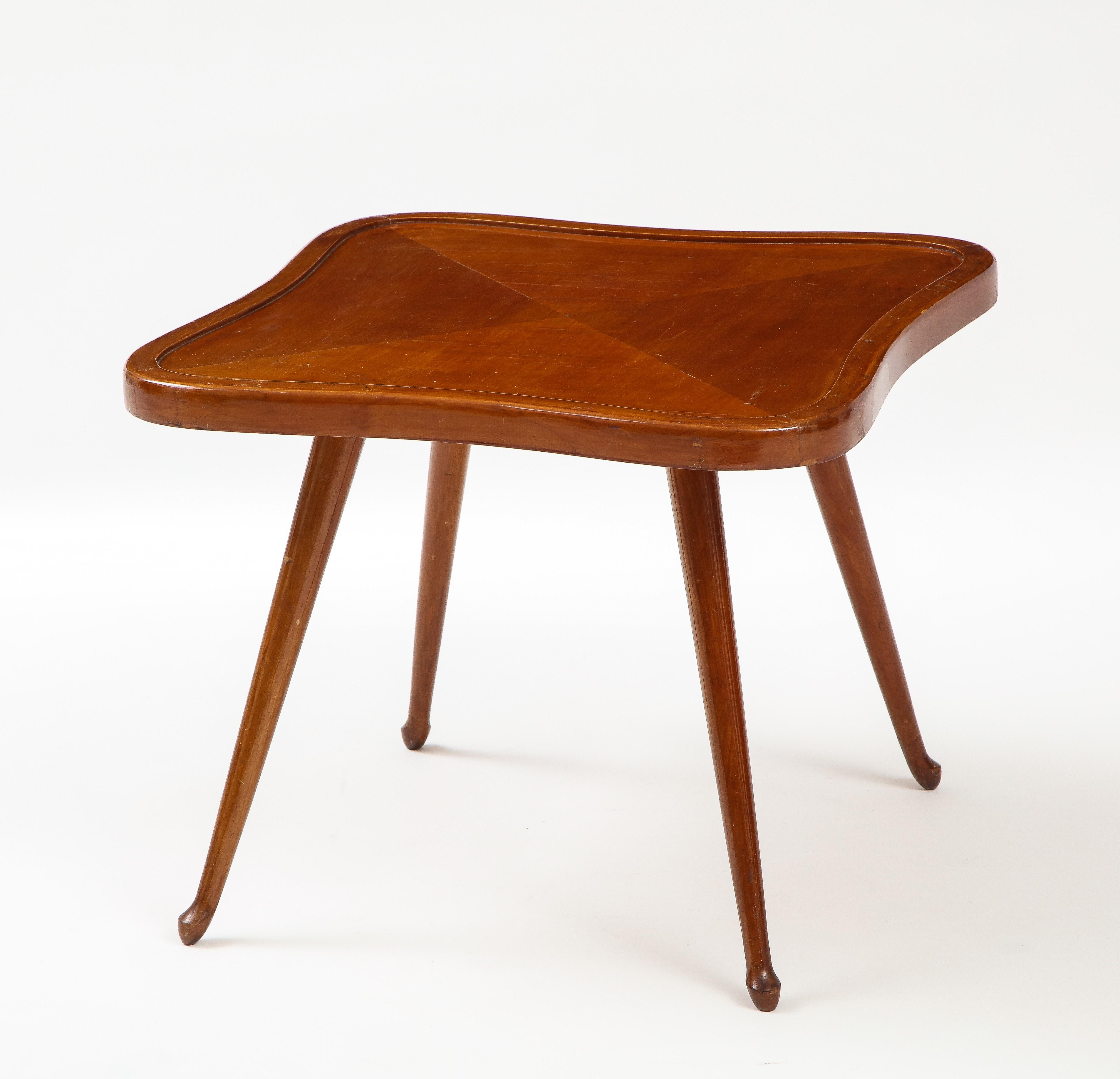 Paolo Buffa 'Attrib.' Occasional Clover Shaped Table, c. 1950-60 1