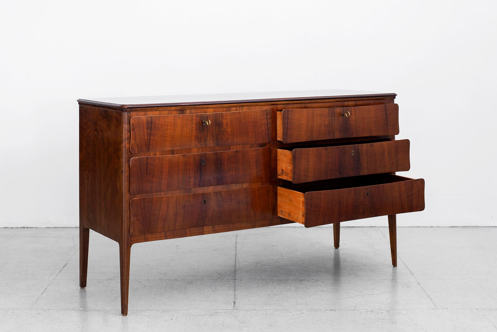 Mid-20th Century Paola Buffa Attributed Chest of Drawers