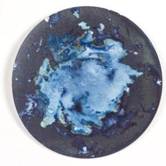 Algas 14, 41 y 68. Cyanotype photograhs mounted in high resistance glass dish