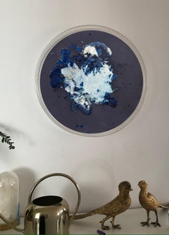 Algas 45-IV. Aus der Serie Mareas. Fotograhen in Zyanotype montiert