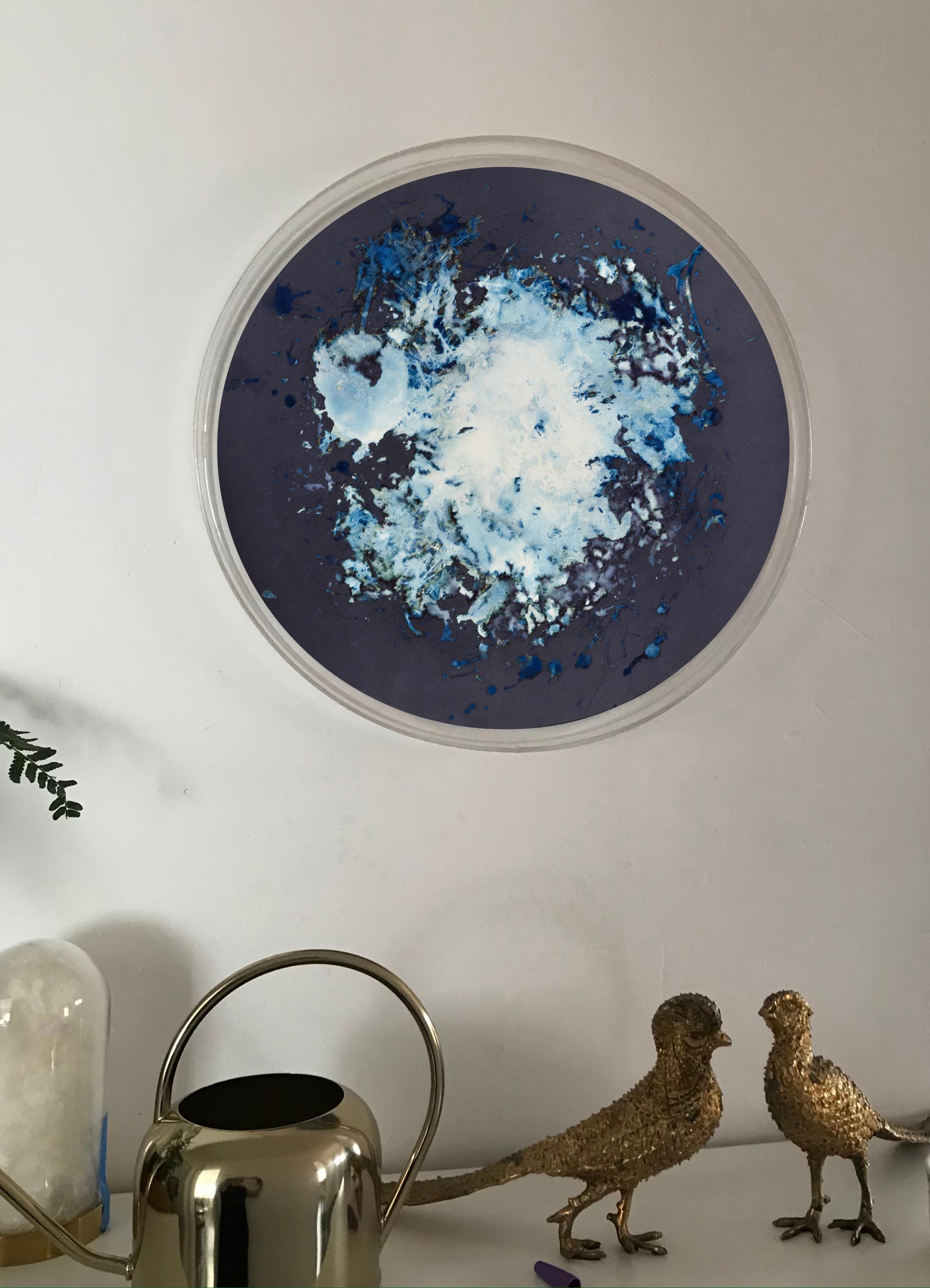 Algas 45-IV, V & XIX. Mareas series. Wall Sculptures Cyanotype Photographs  For Sale 6