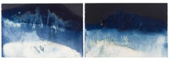 Set of 2 Cyanotype Photographs. From the Mareas series