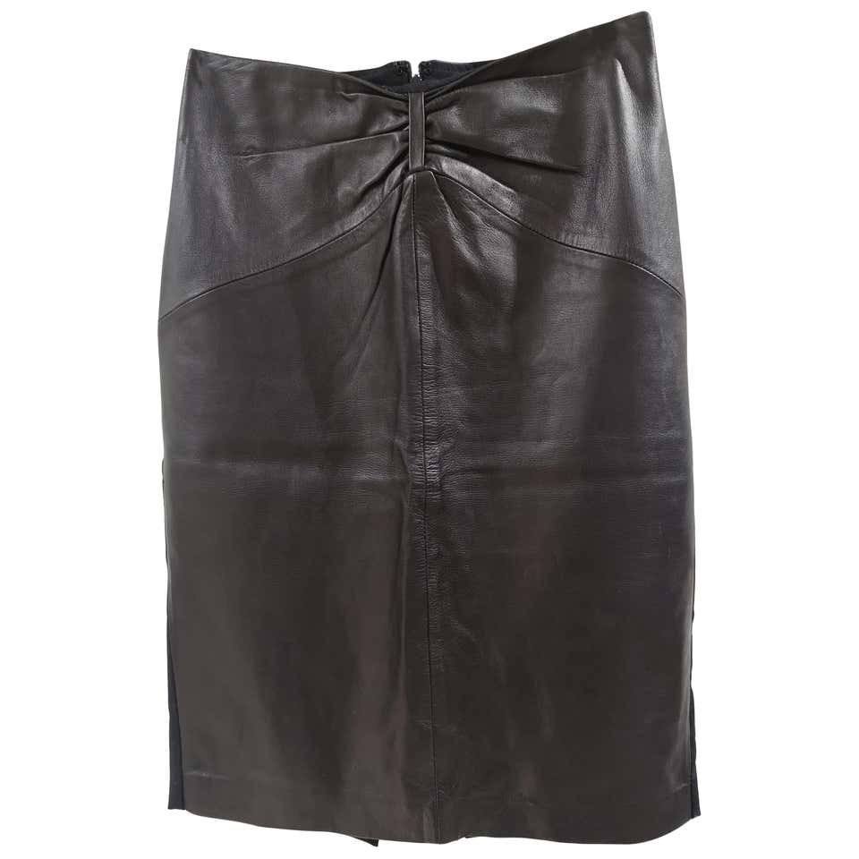 Black See Through Vintage Skirt at 1stDibs