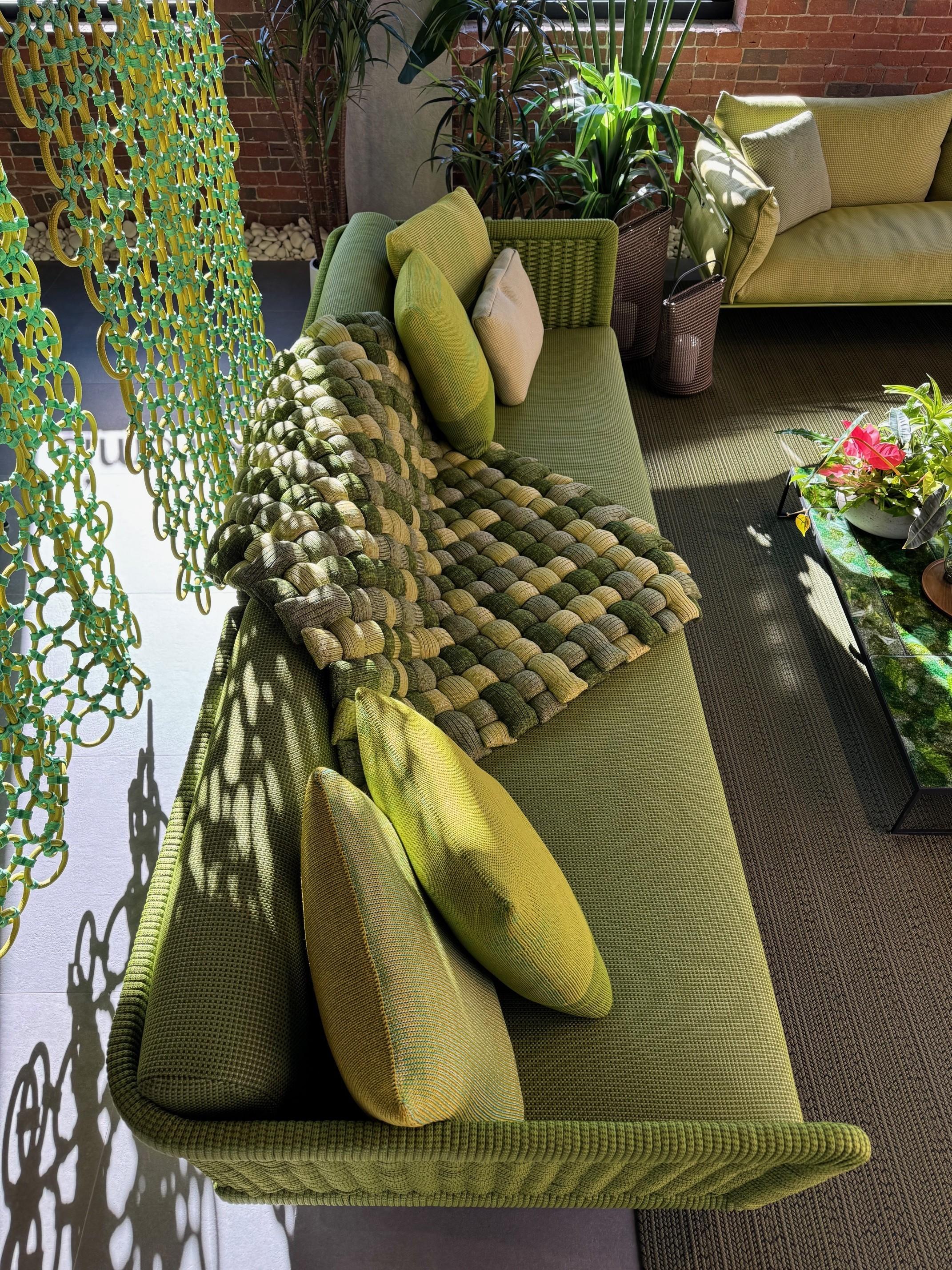 Sofá de exterior Paola Lenti Sabi Tejido a mano