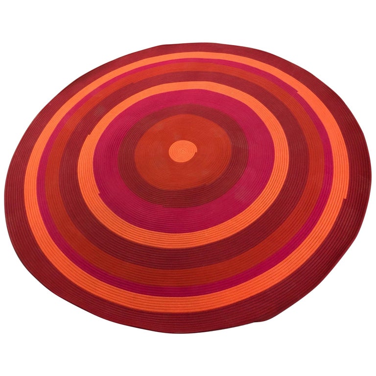 Paola Lenti, Zoe High Tech Outdoor Round Rug 1