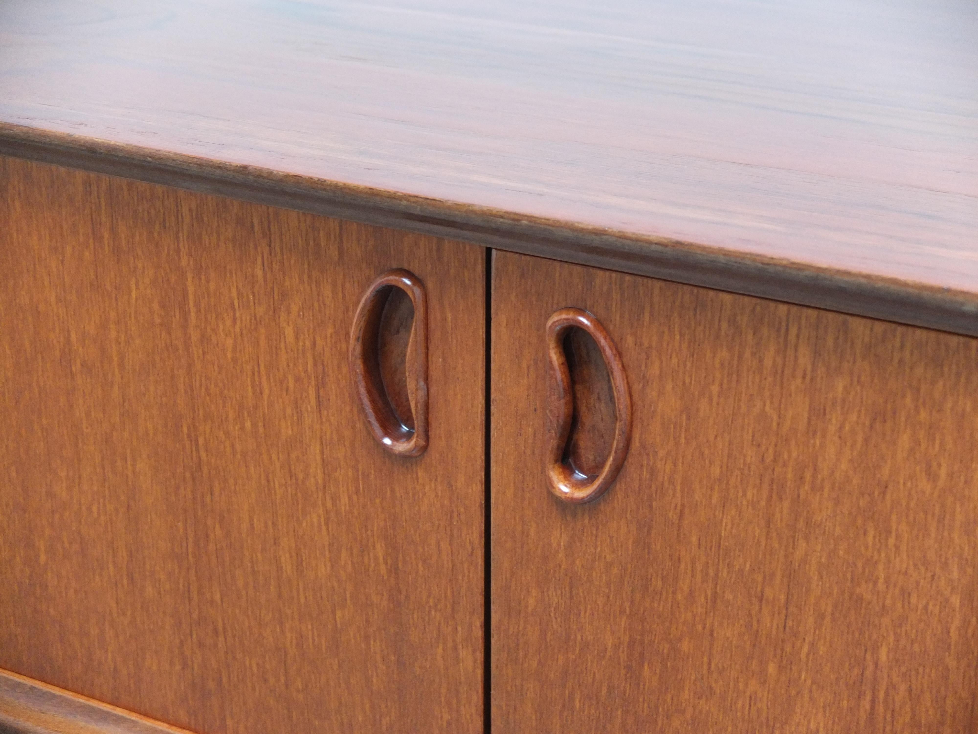 'Paola' Lowboard in Teak by Oswald Vermaercke for V-Form, 1959 For Sale 4