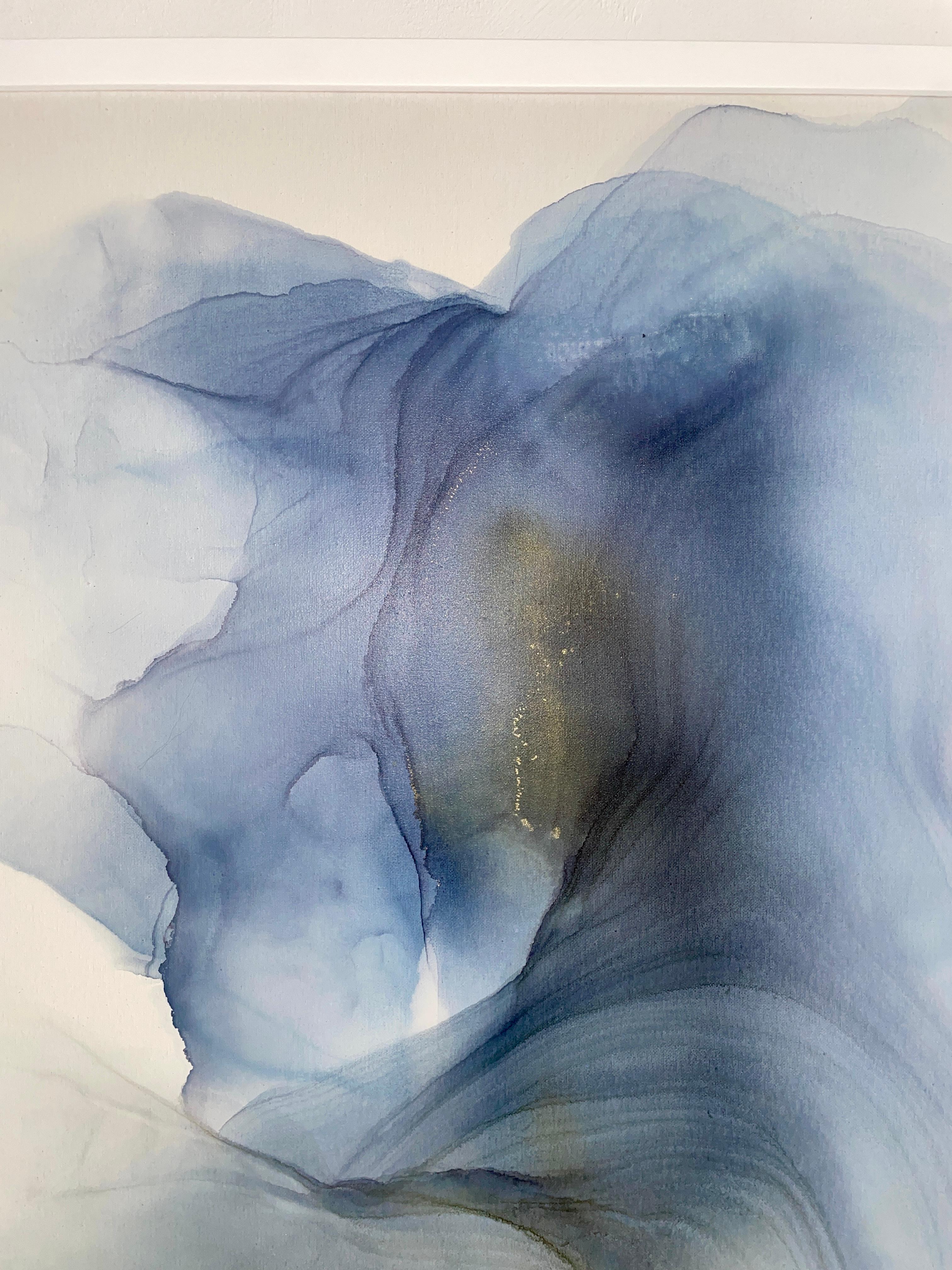 Connessione - Abstract Painting Viola di Paola Montemayor