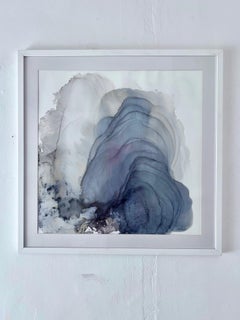 Desquebrajo: Abstract Painting on Paper, Framed, 2010s, 72.5x72.5 cm