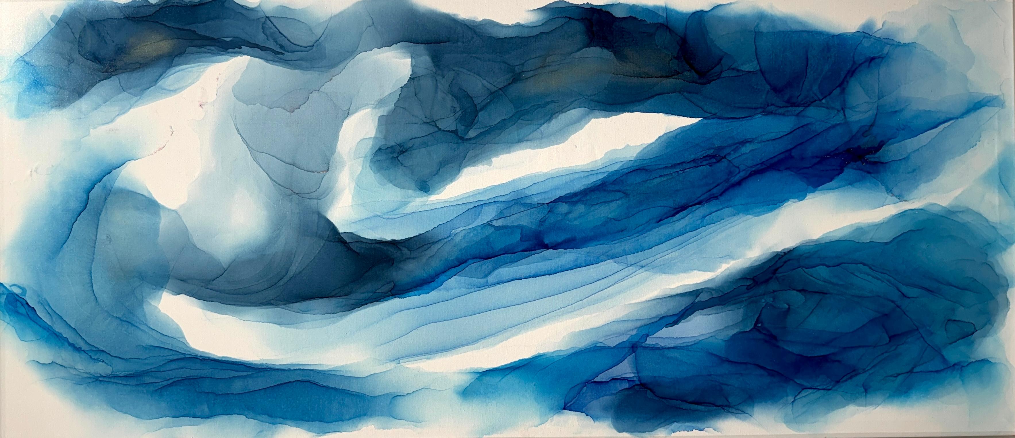 Mar adentro - Painting by Paola Montemayor