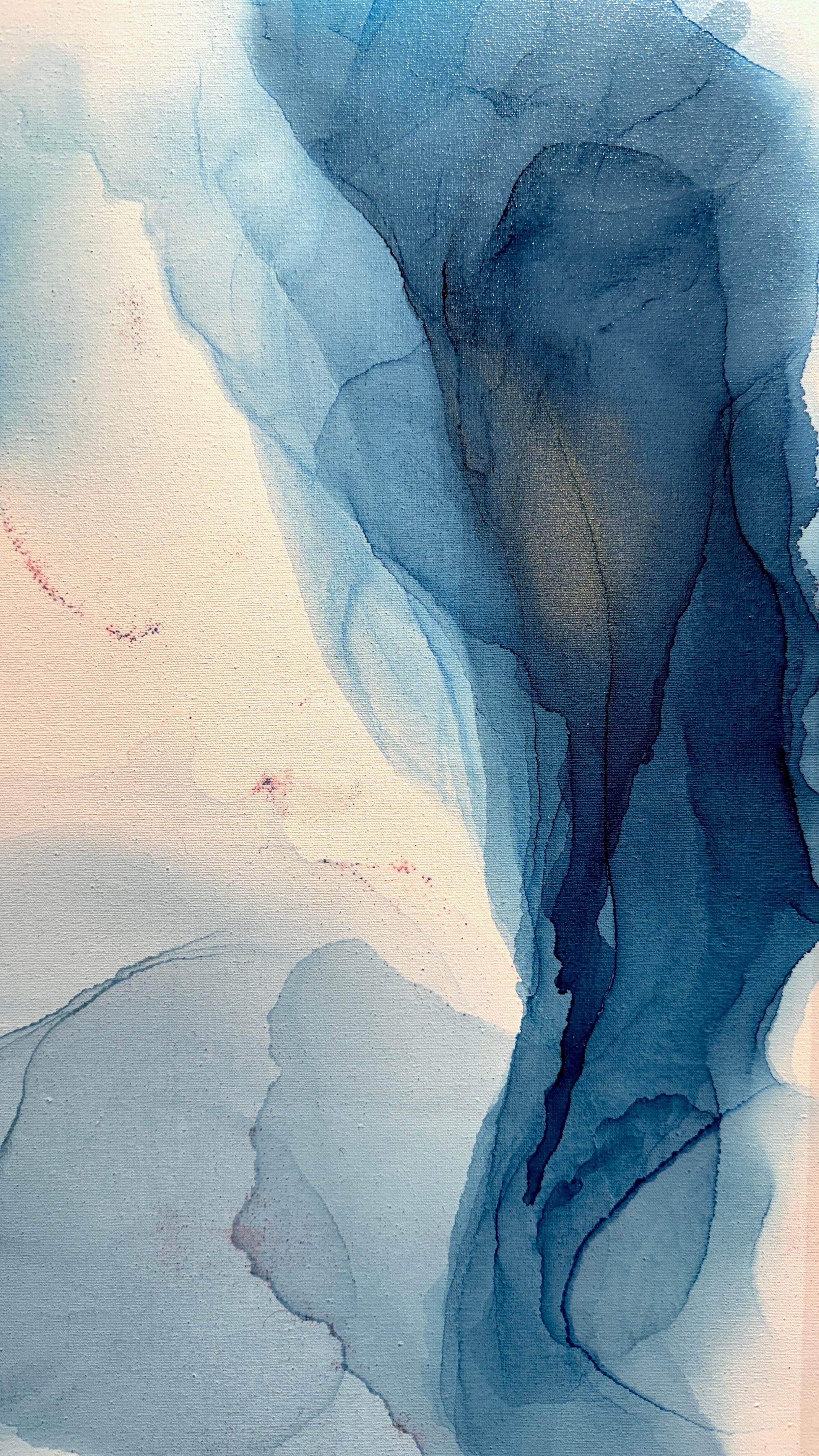 Mar adentro - Abstract Painting by Paola Montemayor