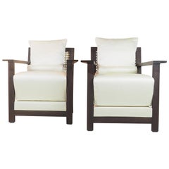 Paola Navone Pair of Armchairs Mod. Otto for Gervasoni, Italy, 1990s