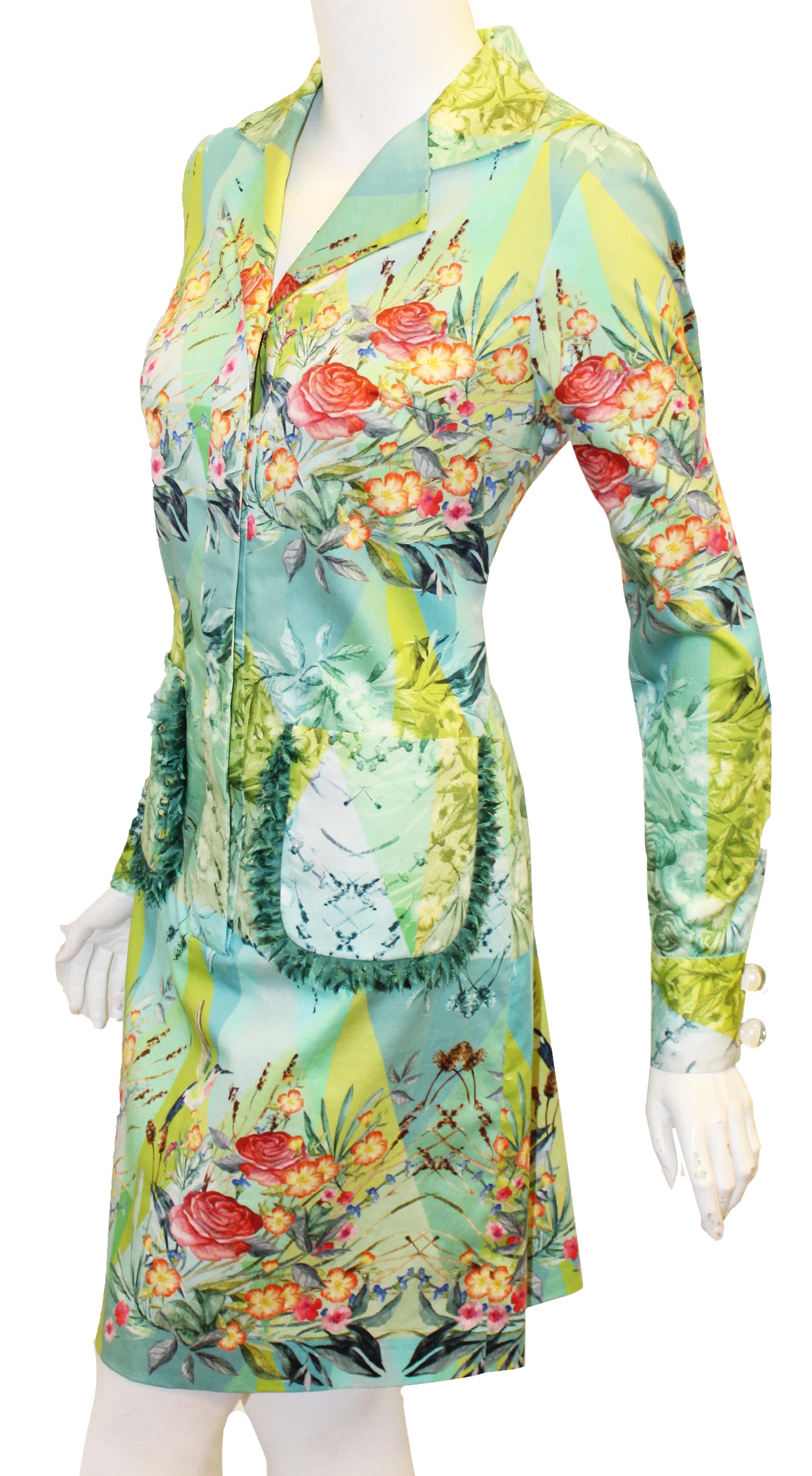paola floral slip dress