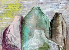 4 Bottles still life