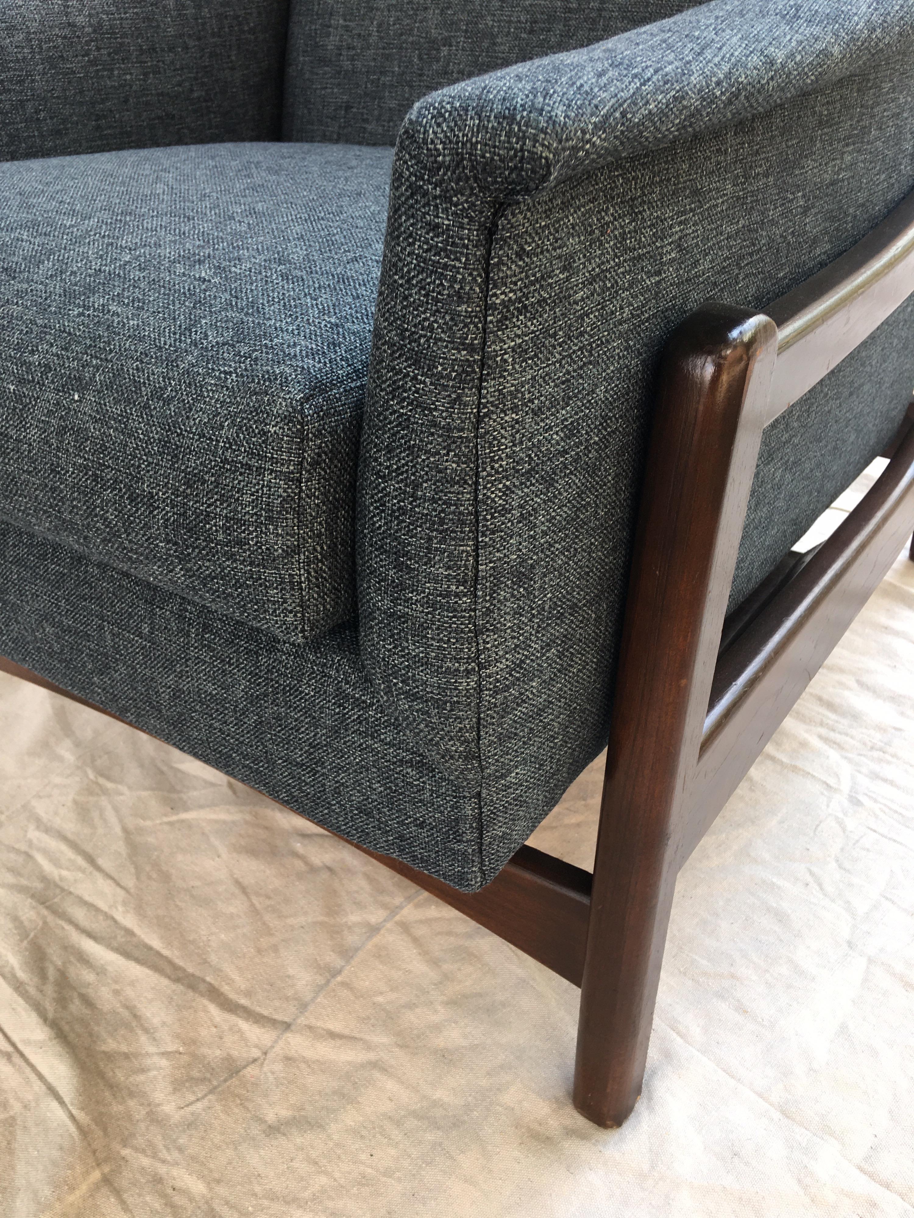 American Paoli Upholstered Rocking Lounge Chair