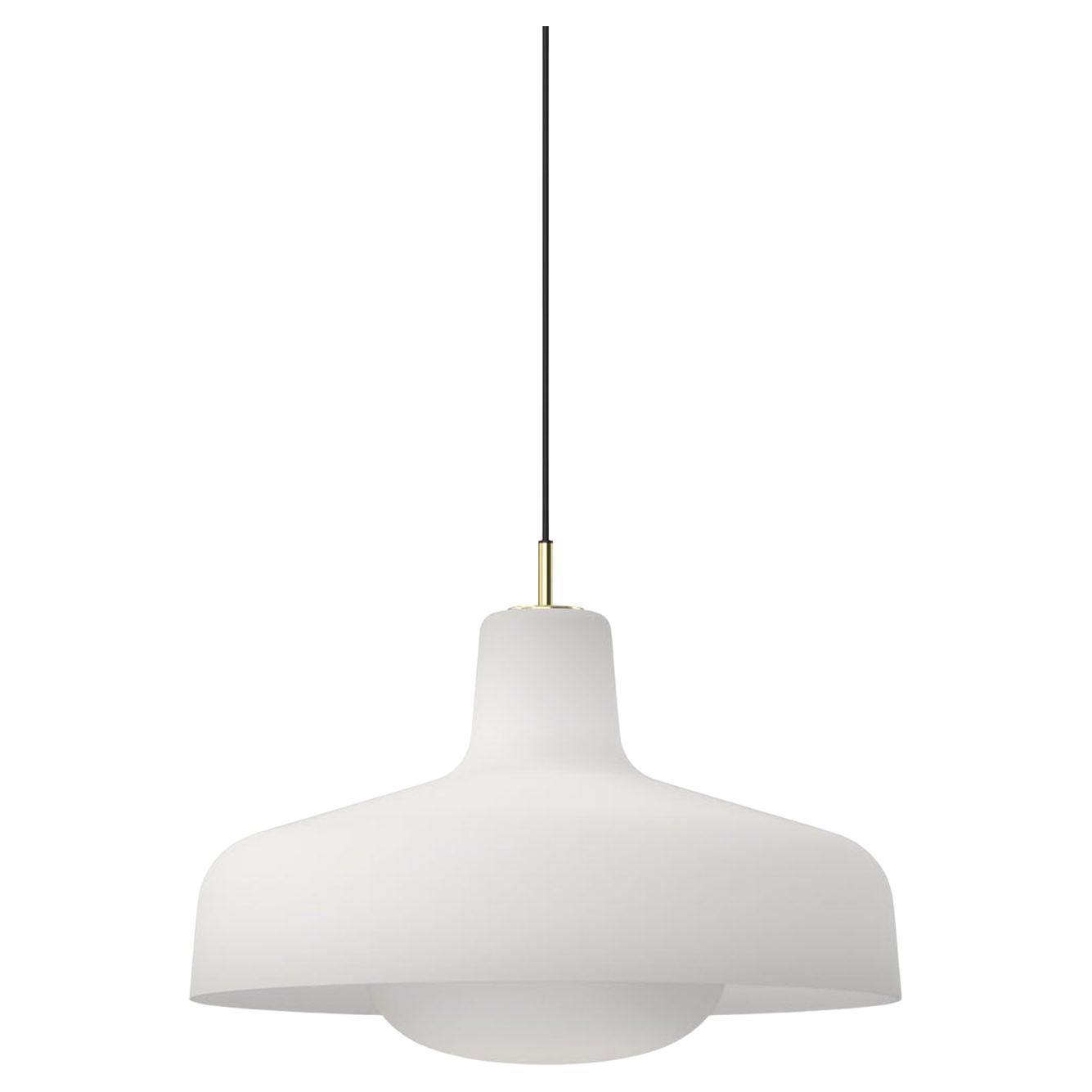 Paolina White Pendant Lamp By Ignazio gardella For Sale