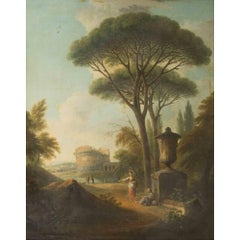 Paolo Anesi a Via Appia View with Cecilia Metella Tomb