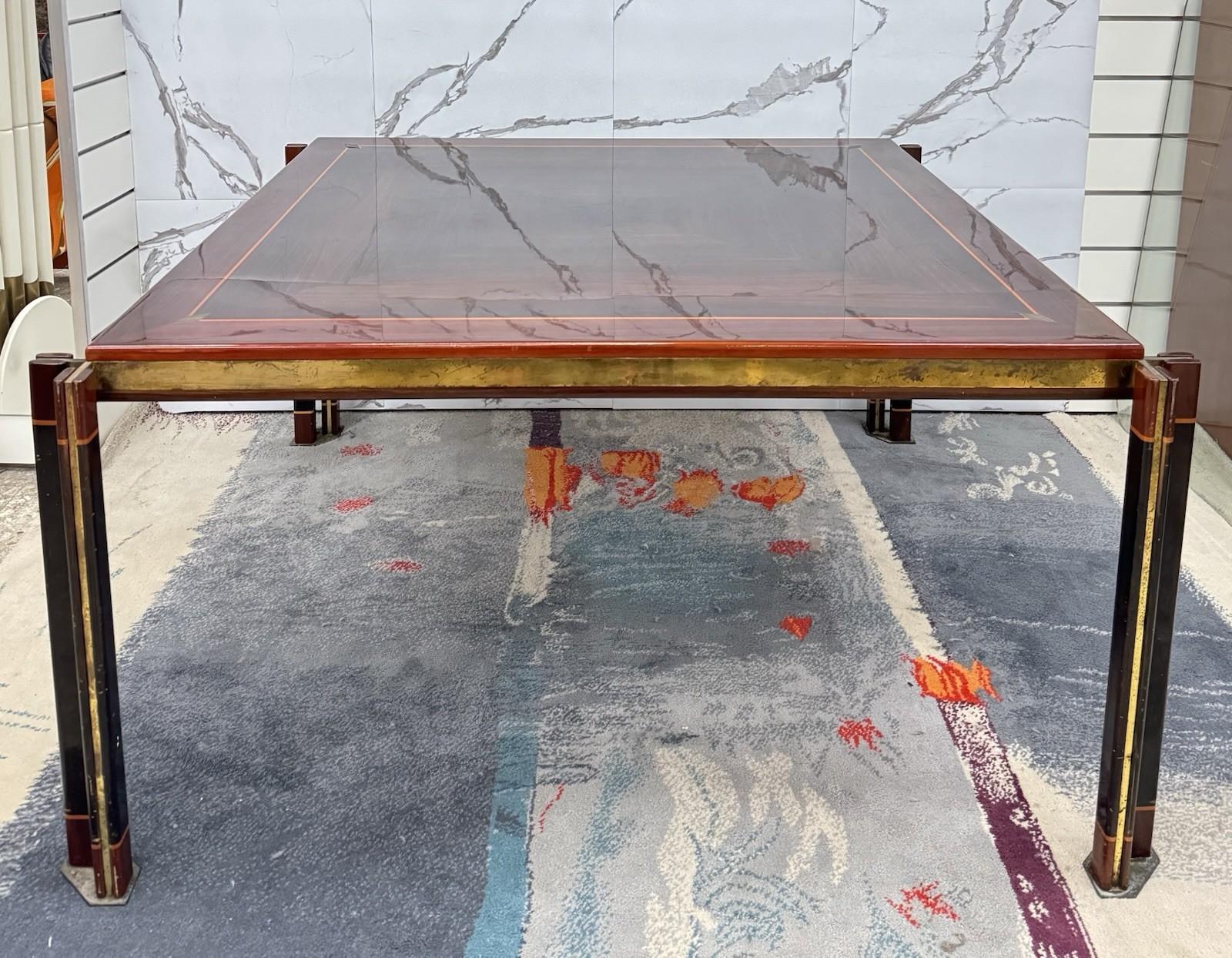 Late 20th Century Paolo Barracchia For Roman Deco Large Dining Table Modern Design 1970s For Sale