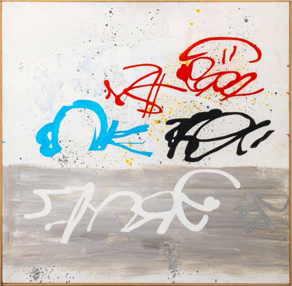 Paolo Barrile Abstract Painting - "Scrittura"