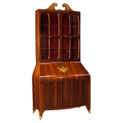 Paolo Buffa 20th Century Mahogany Wood Italian Design Trumeau, 1950