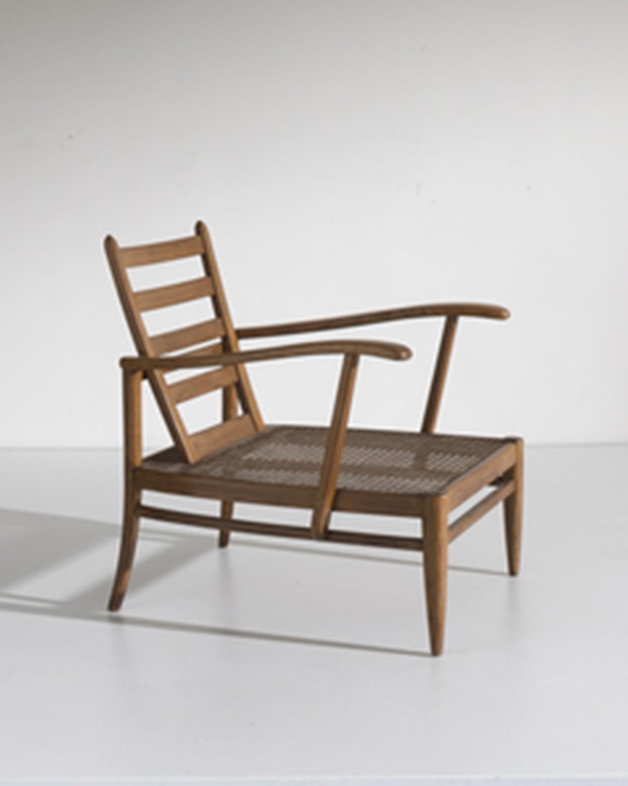 Paille Paolo Buffa, Fauteuil en vente