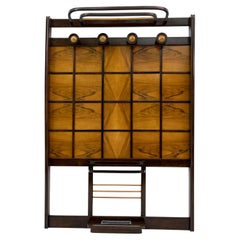 Porte-manteaux Art Déco italien en noyer - Porte-parapluies Whit de Paolo Buffa, 1925