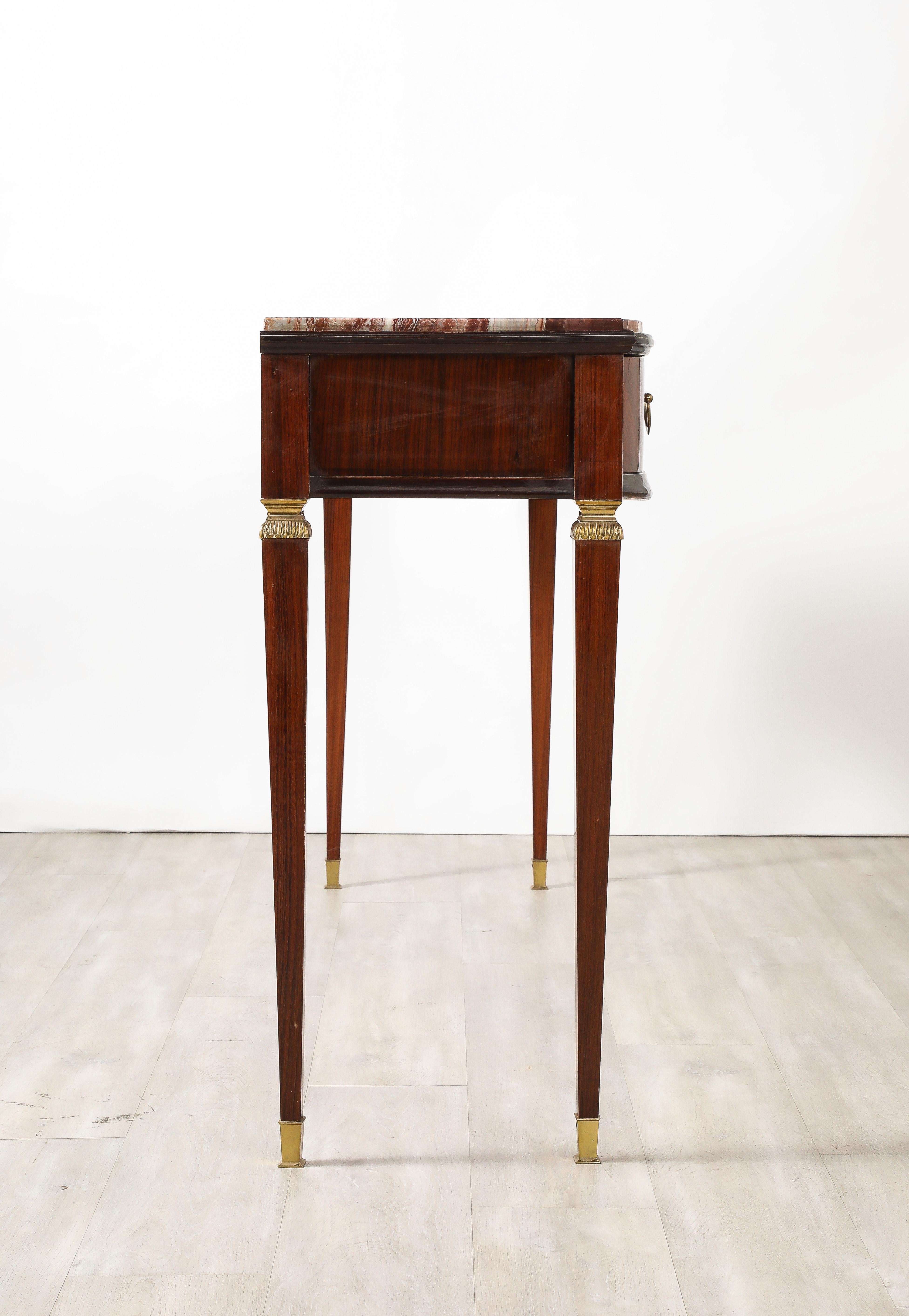 Paolo Buffa Console Table with Marble Top, Italy, circa 1950 For Sale 6