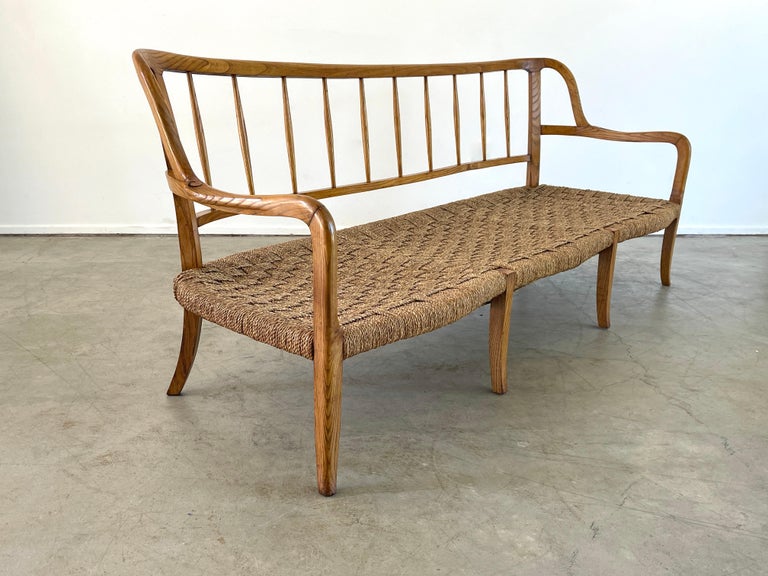 Italian Paolo Buffa Attributed Bench For Sale