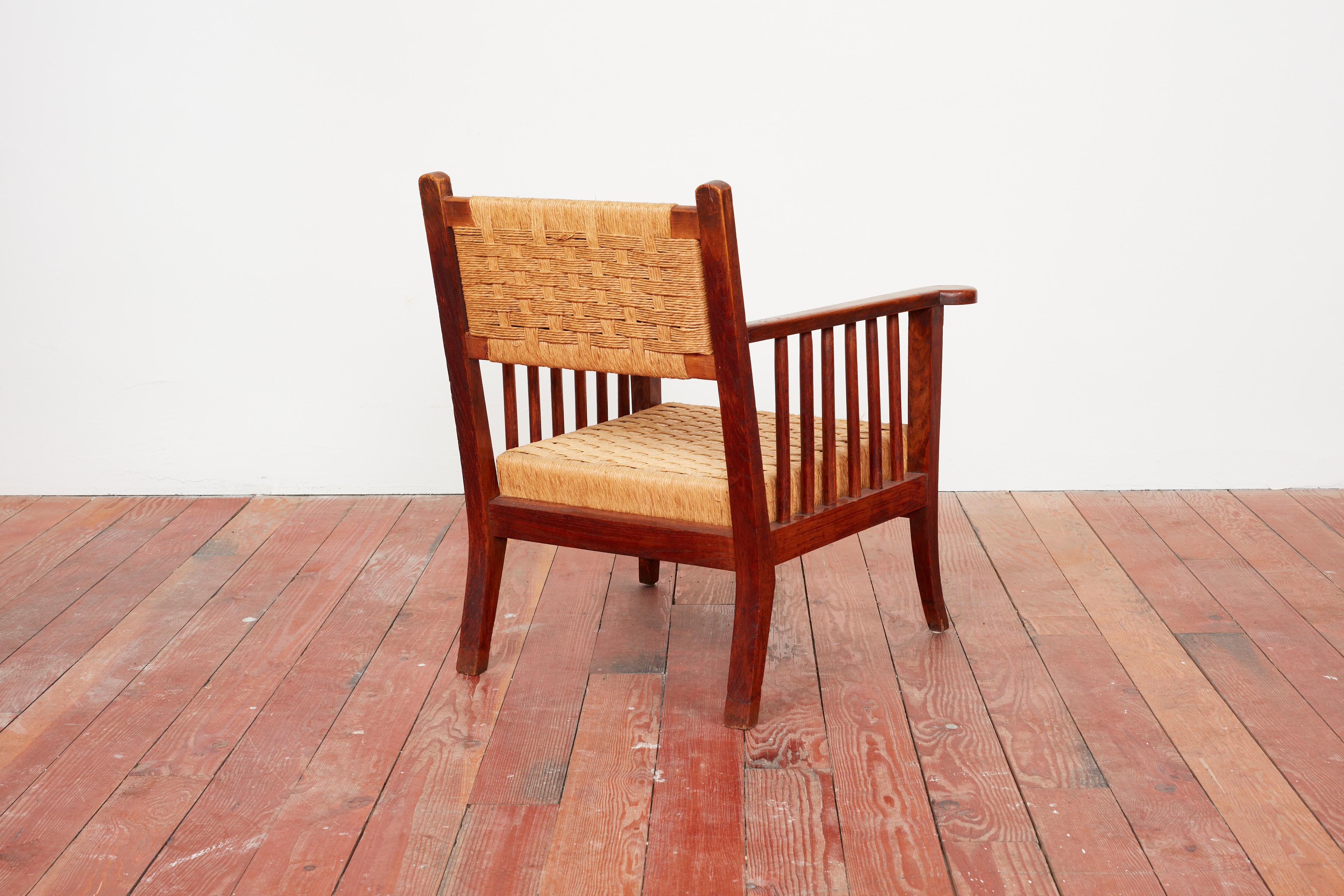 Straw Paolo Buffa Attributed Chairs For Sale