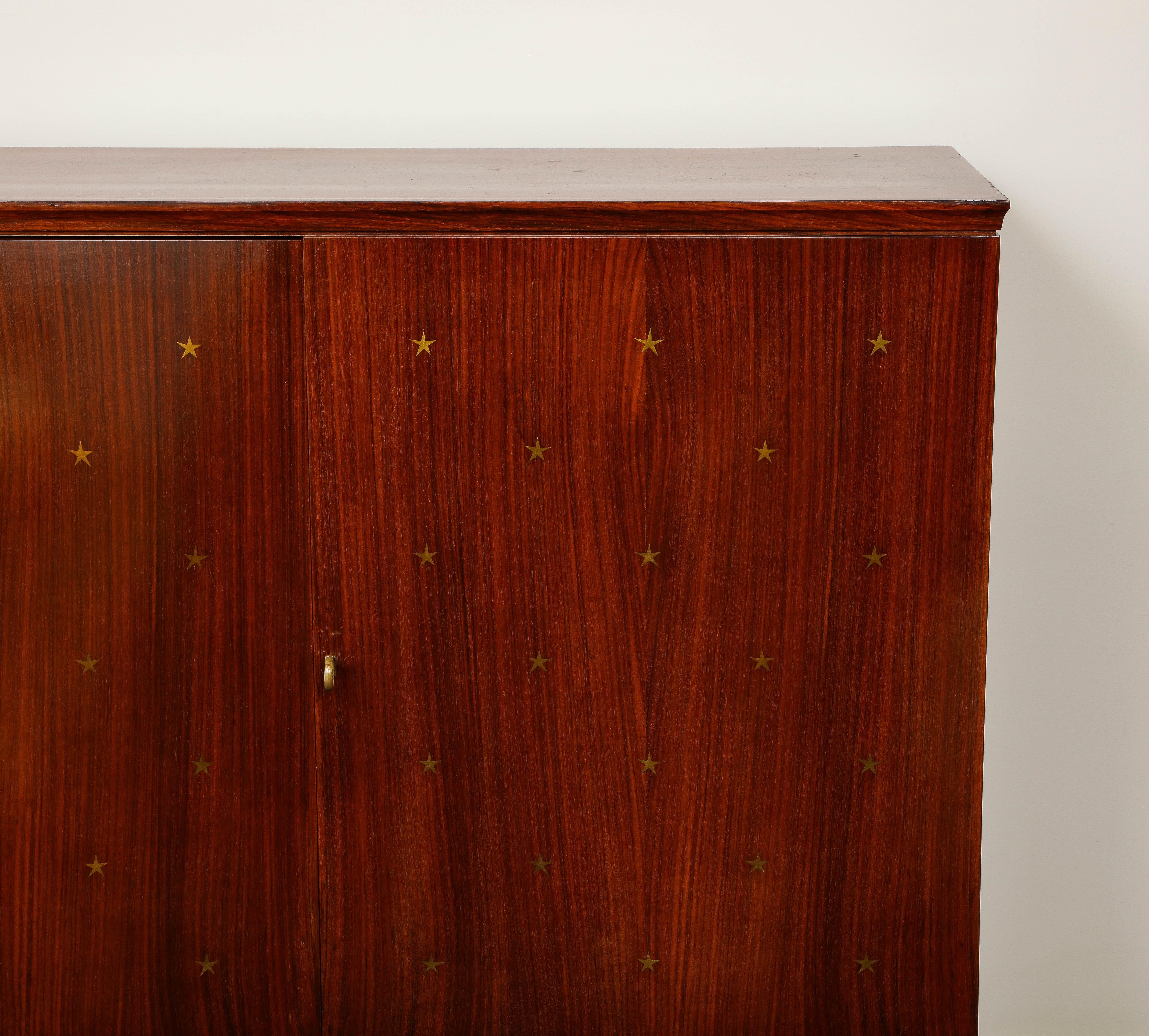 Paolo Buffa Bar Cabinet, Italy, 1950s-1960s In Good Condition For Sale In New York, NY