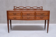 Paolo Buffa Buffet / Sideboard in Walnut and Brass, Mario Quarti, Milan, 1940s