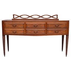 Paolo Buffa Buffet / Sideboard in Walnut and Brass, Mario Quarti, Milan, 1940s