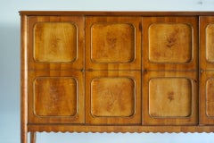 Paolo Buffa Cabinet in Cherrywood and Brass