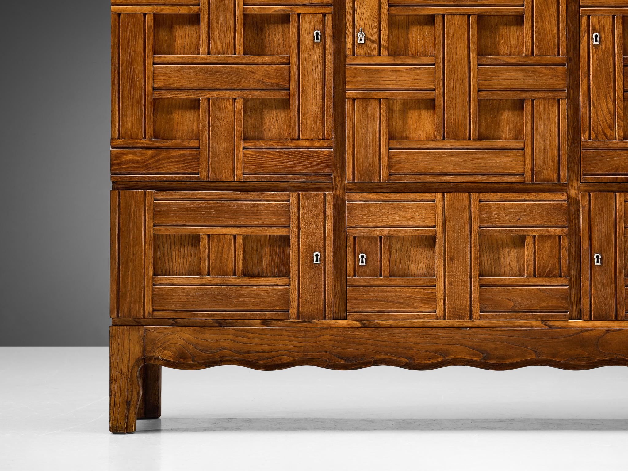 Mid-Century Modern Paolo Buffa Cabinet in Chestnut 
