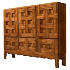 Vintage Paolo Buffa Cabinet in Chestnut 