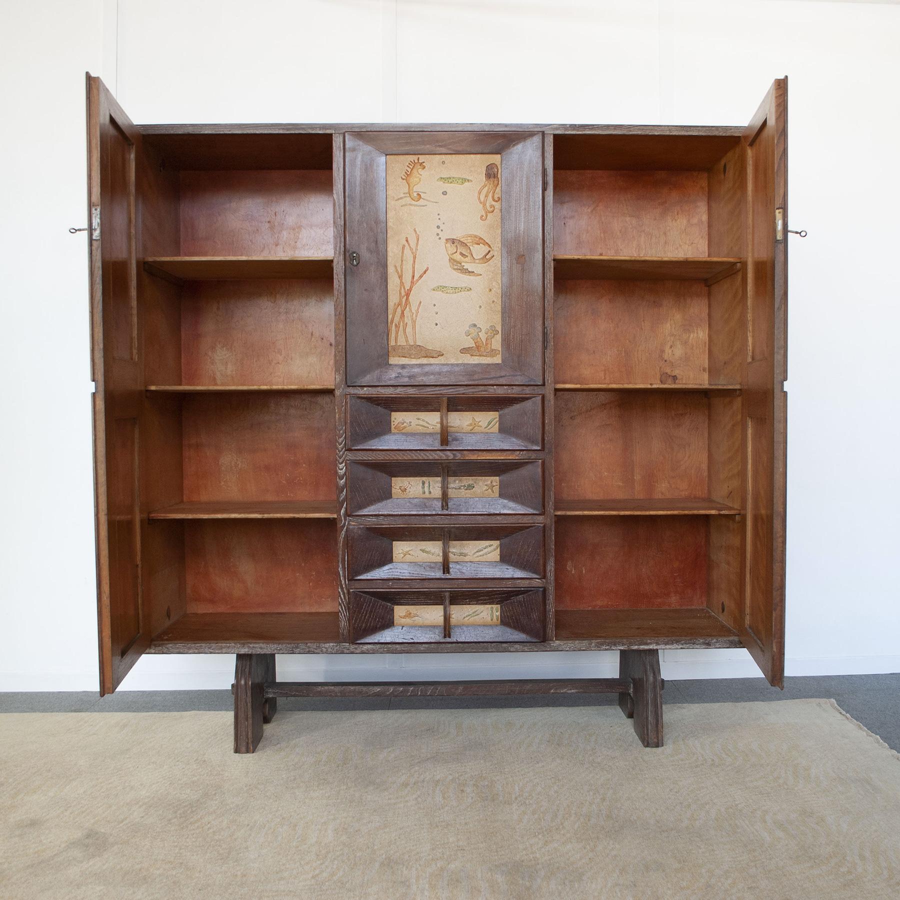 Mid-20th Century Paolo Buffa cabinet late 40’s. For Sale