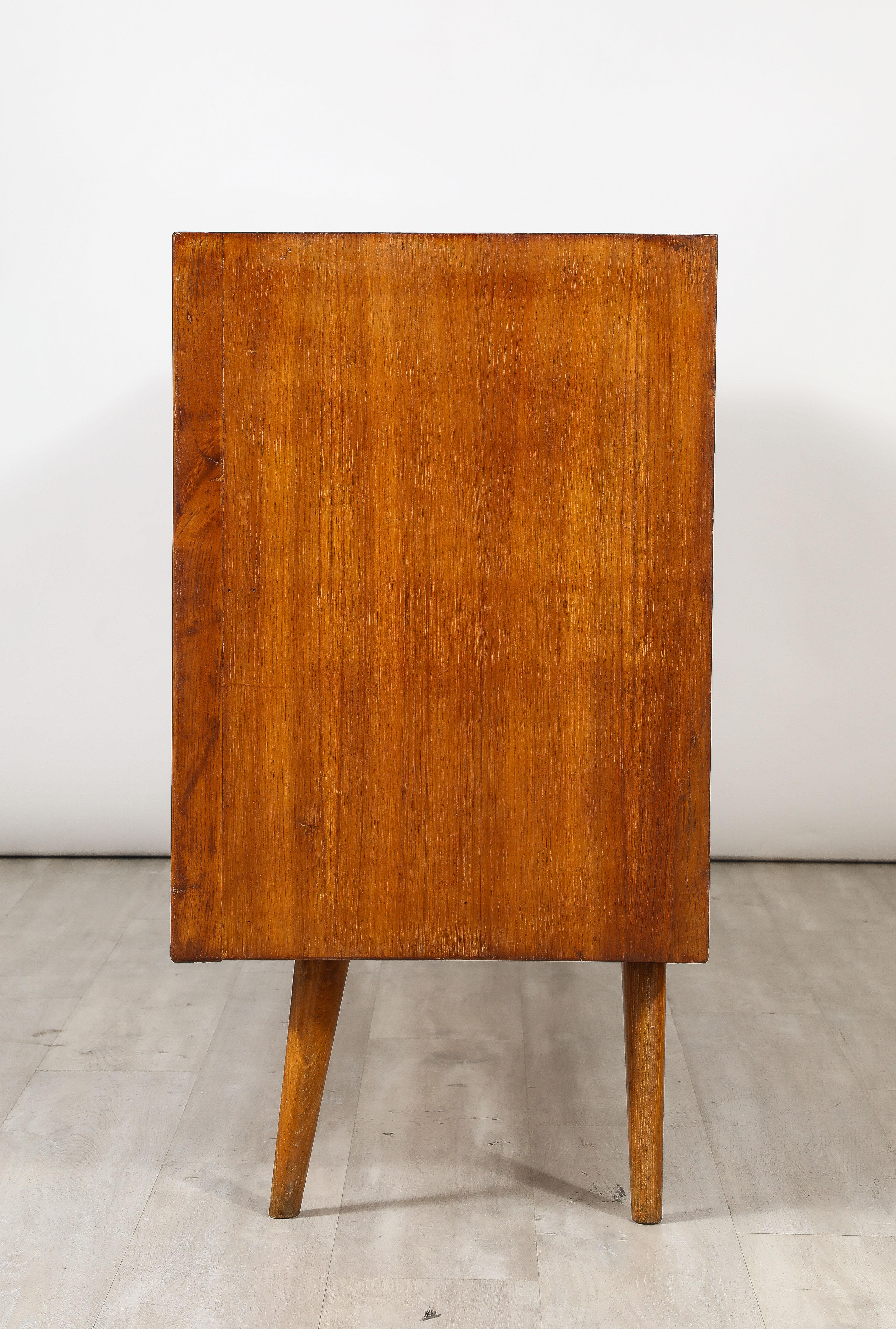 Paolo Buffa Carved Wood Sideboard / Credenza, Italy, circa 1950  For Sale 5