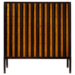 Meuble de bar certifié Paolo Buffa, fabriqué par Mosè Turri, Italie, début des années 1940