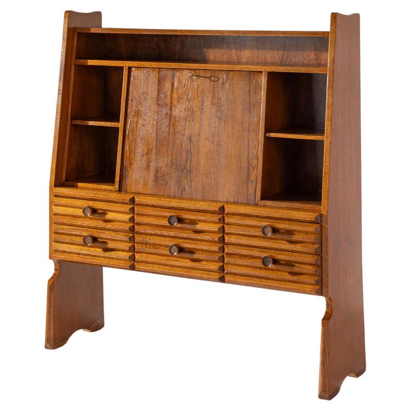 A grissinato bar cabinet with inlaid decors by Emanuale Rambaldi, Italy ...