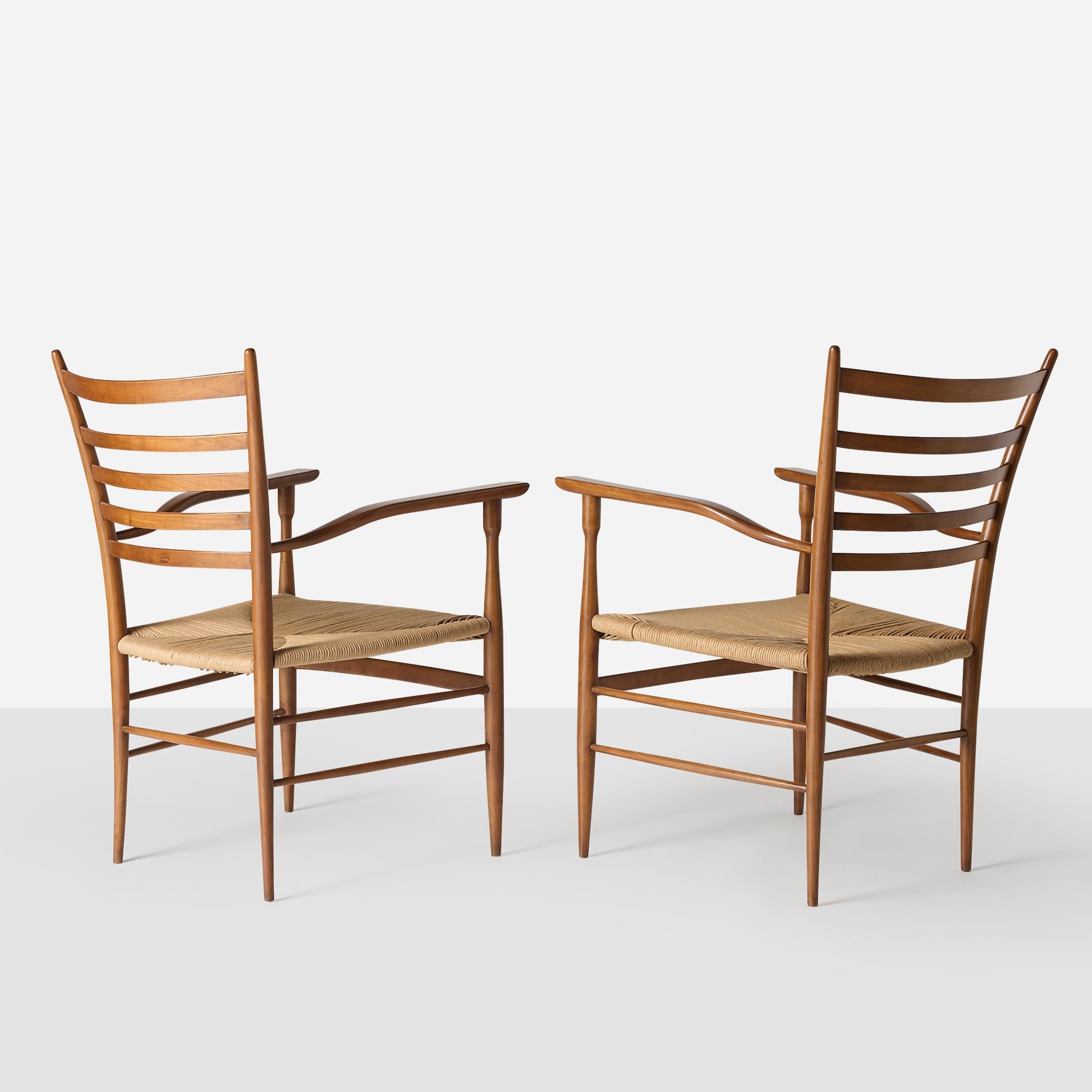 Paolo Buffa Chiavarine Sessel (Moderne) im Angebot