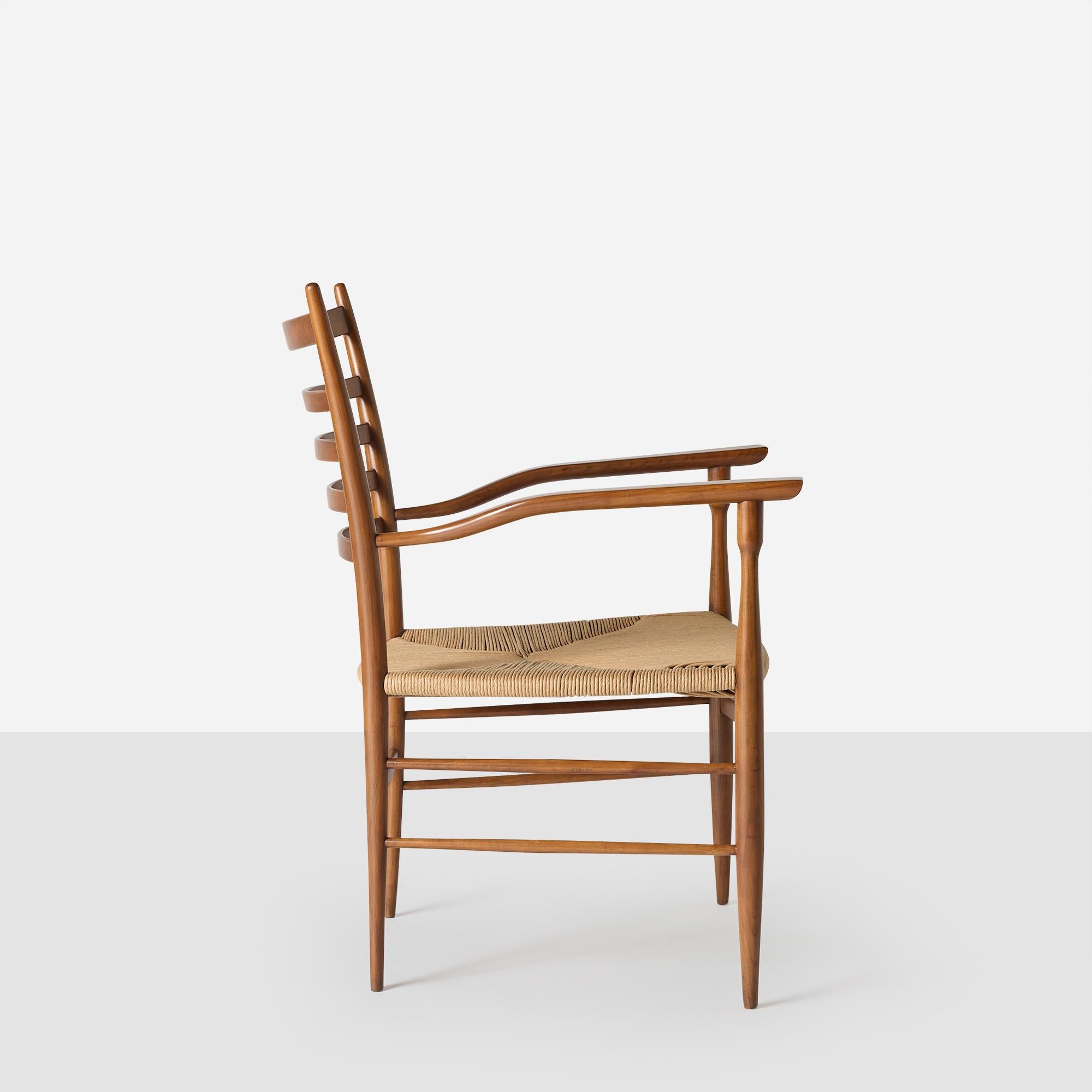 Paolo Buffa Chiavarine Sessel (Mitte des 20. Jahrhunderts) im Angebot