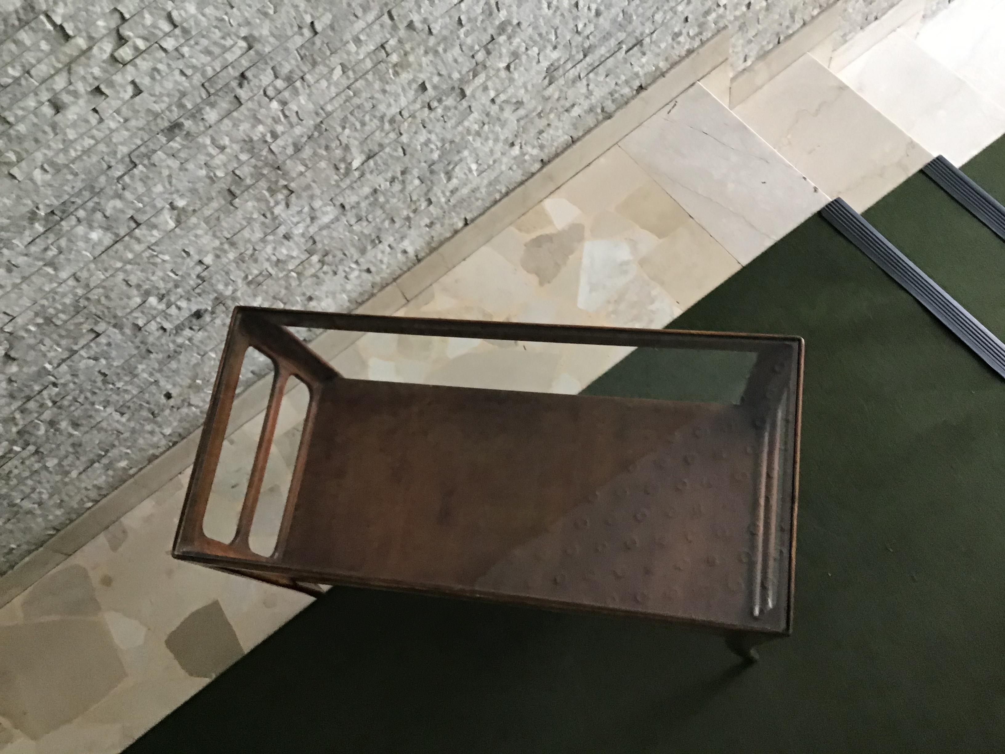 Paolo Buffa Coffee Table Wood Glass 1950, Italy In Good Condition For Sale In Milano, IT