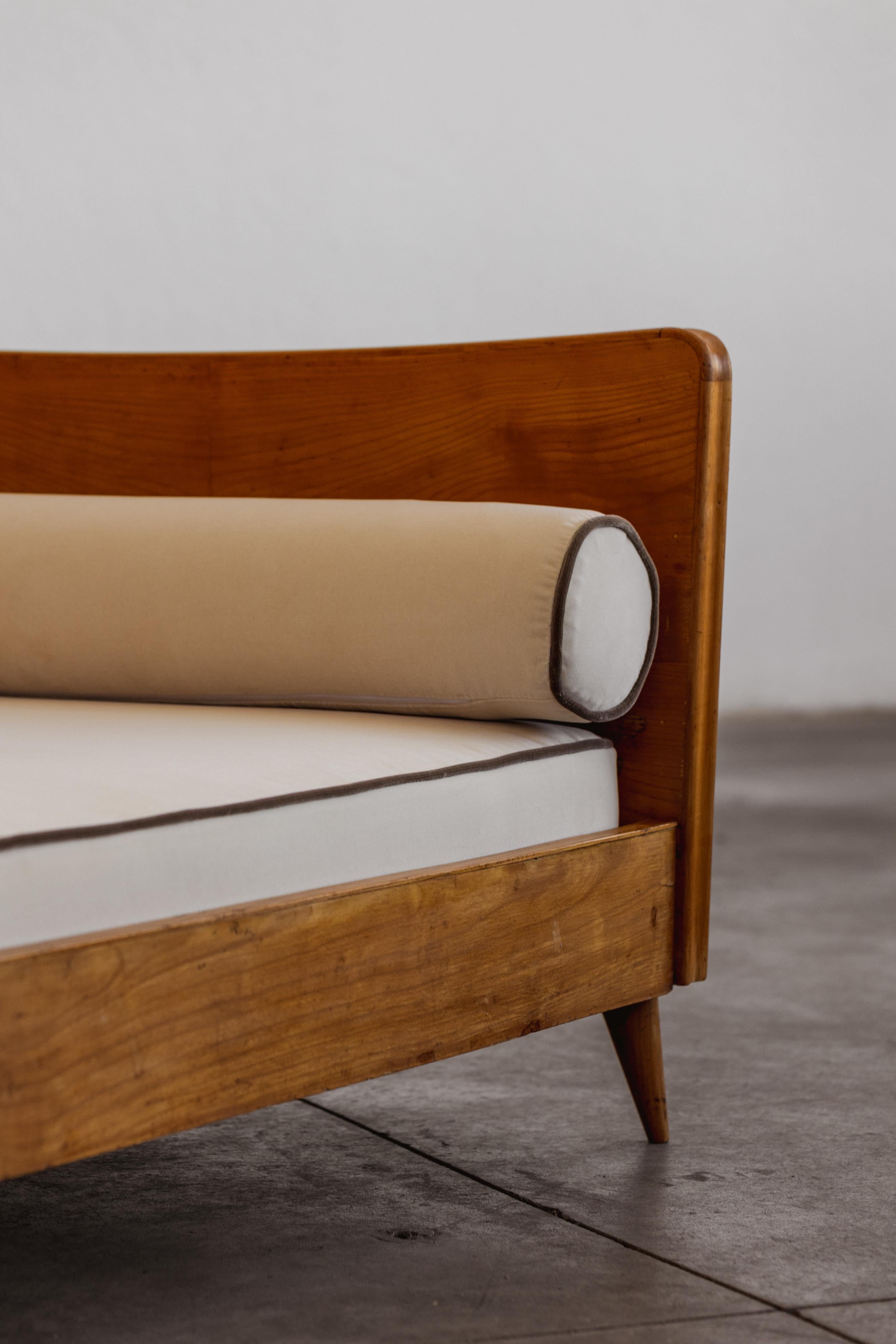 Ottone Paolo Buffa Letto da giorno Deco per Galdino Maspero, 1948 in vendita