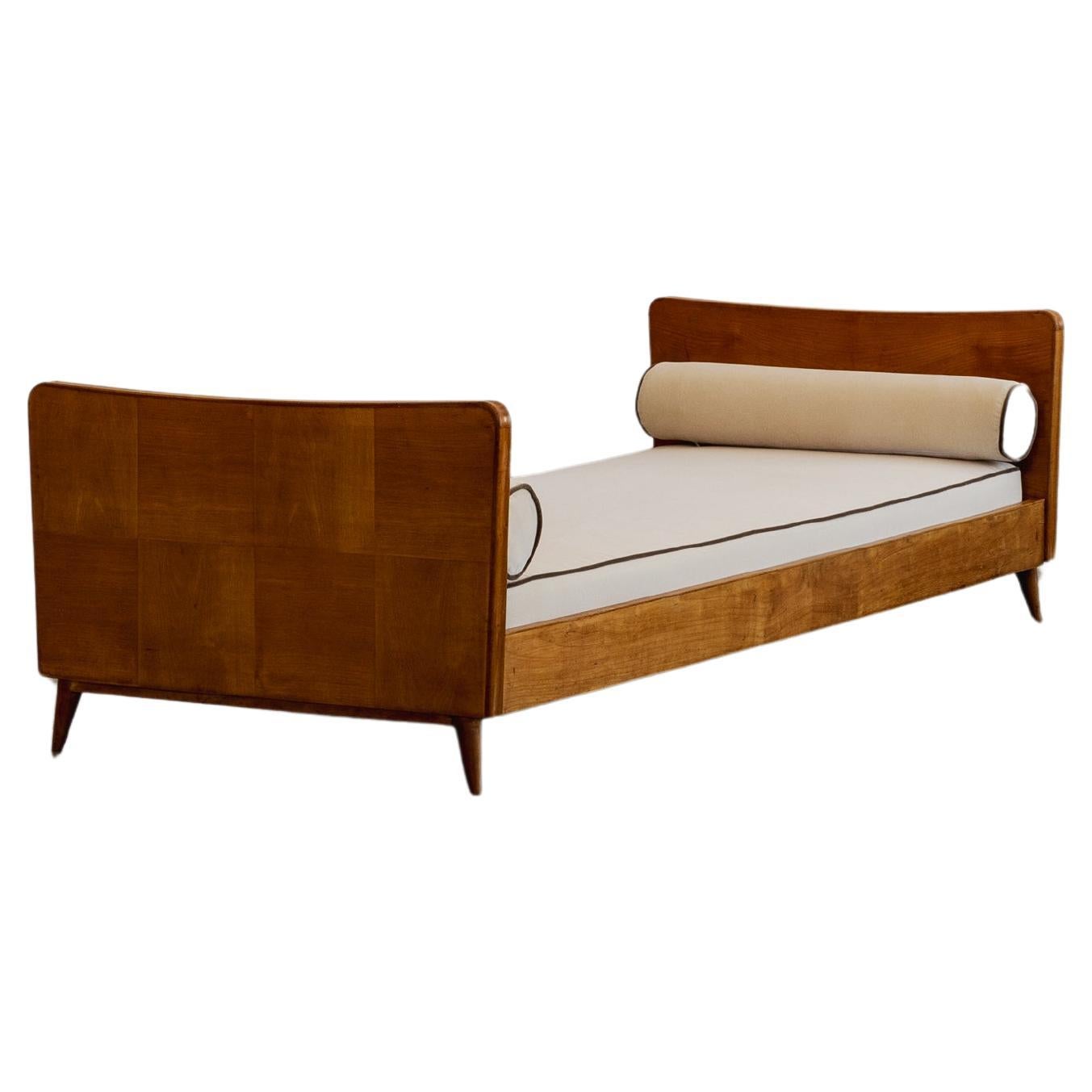 Paolo Buffa Letto da giorno Deco per Galdino Maspero, 1948 in vendita