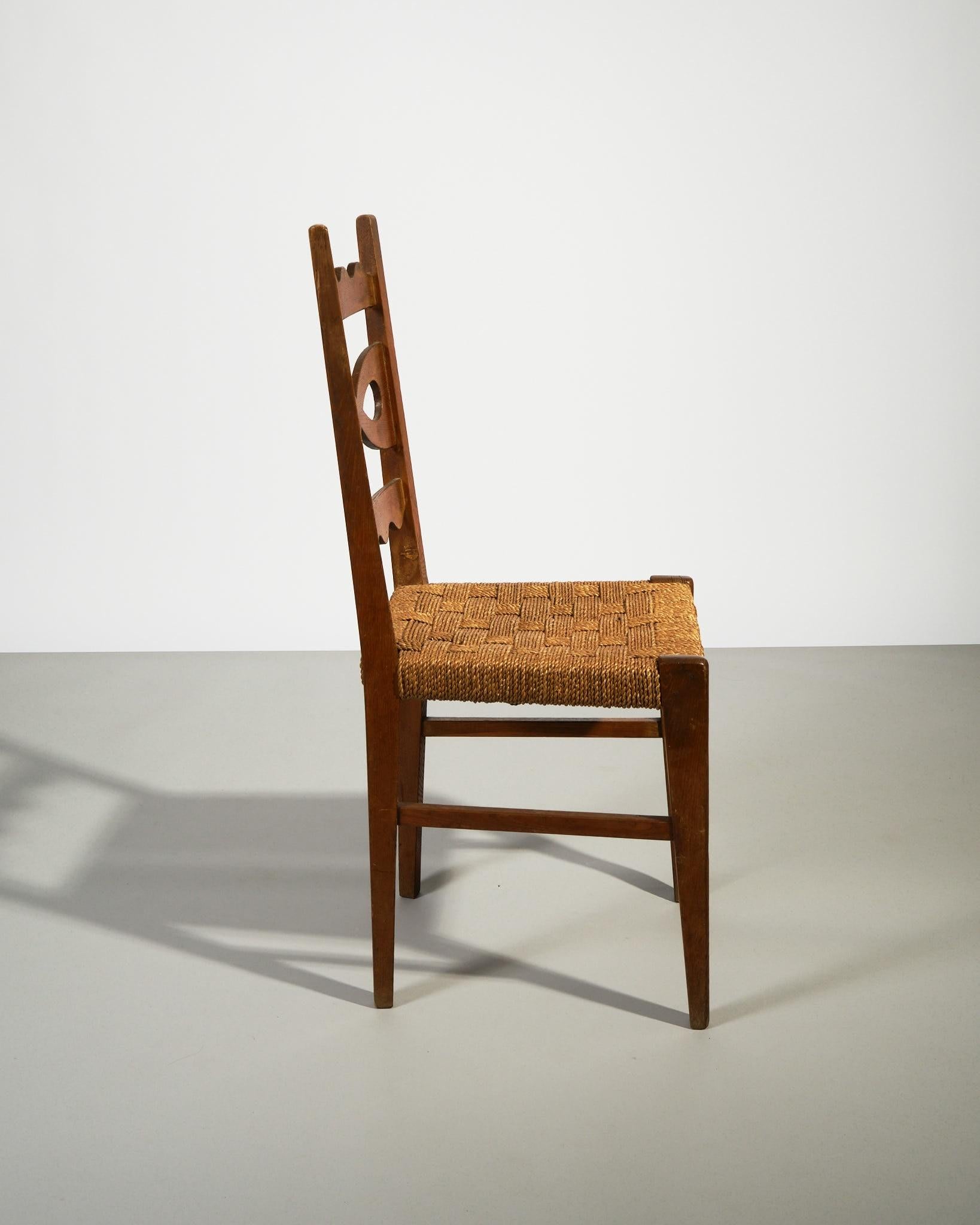 Mid-Century moderno Paolo Buffa, Sedie da pranzo in vendita