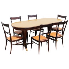 Vintage Dining Room Set in the Style of Paolo Buffa, possibly made by Dassi, circa 1954