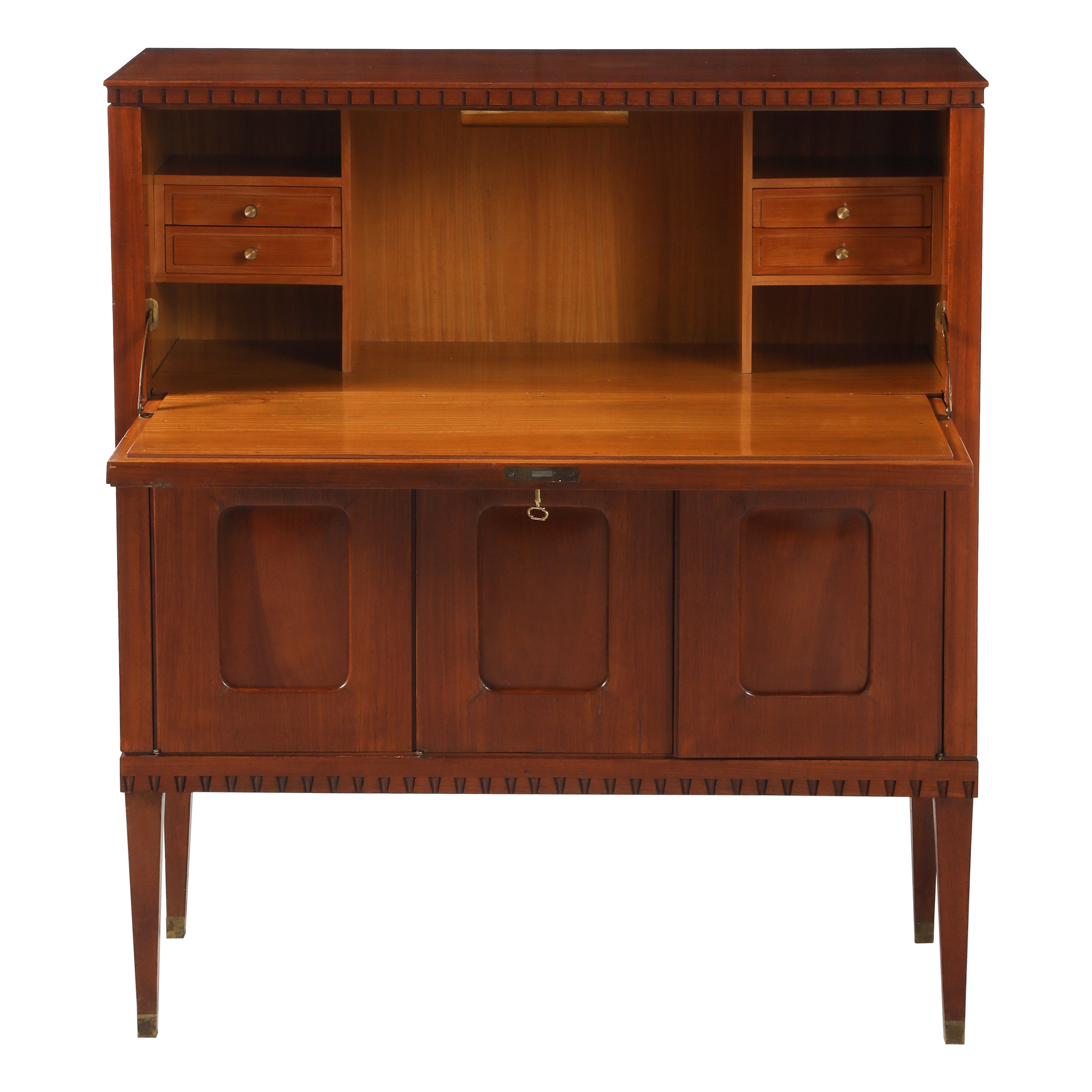 Paolo Buffa Drop-Down Desk, circa 1950 im Angebot